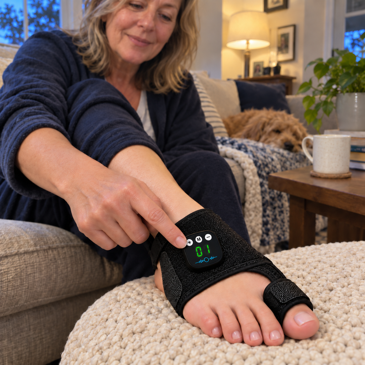 Support the Toe. Help Calm the End-of-Day Ache.