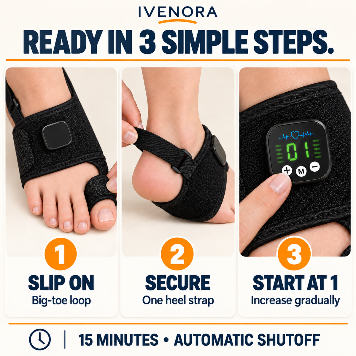 Support the Toe. Help Calm the End-of-Day Ache.